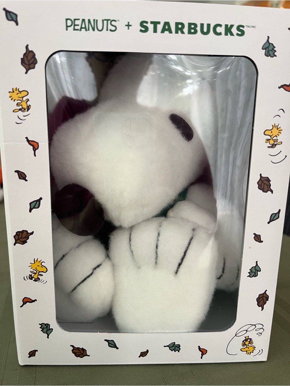 Peanuts x Starbucks White Snoopy Plush - Official Collaboration